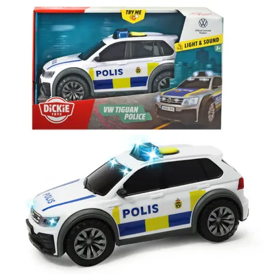 Polisbil - VW Tiguan - Ljud och ljus - Dickie Toys