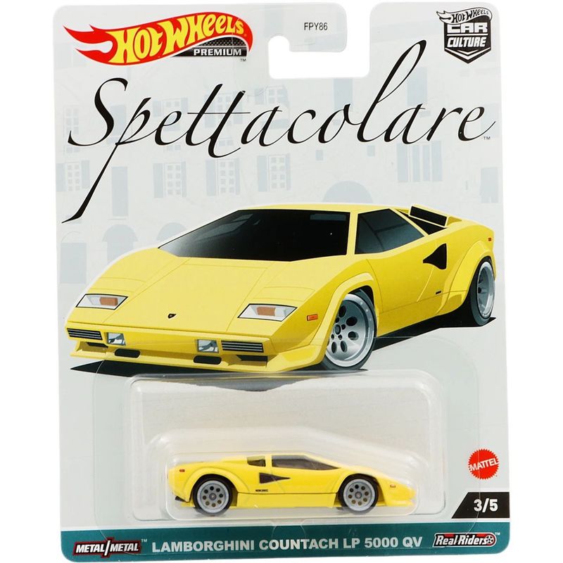 Lamborghini Countach LP 5000 QV - Spettacolare - Hot Wheels