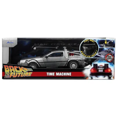 DeLorean DMC-12 - Time Machine - Back to the Future - Jada Toys - 1:24