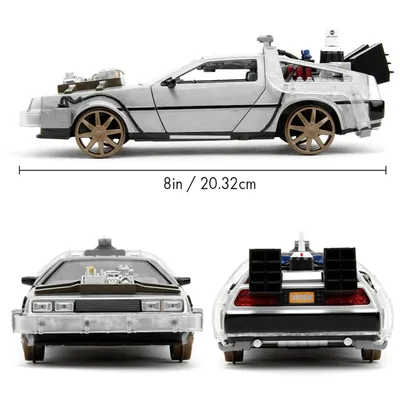DeLorean DMC-12 - Time Machine - Back to the Future 3 - Jada Toys - 1:24