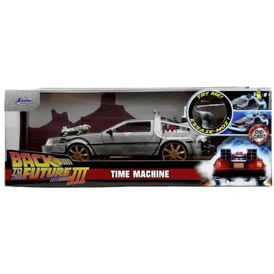 DeLorean DMC-12 - Time Machine - Back to the Future 3 - Jada Toys - 1:24