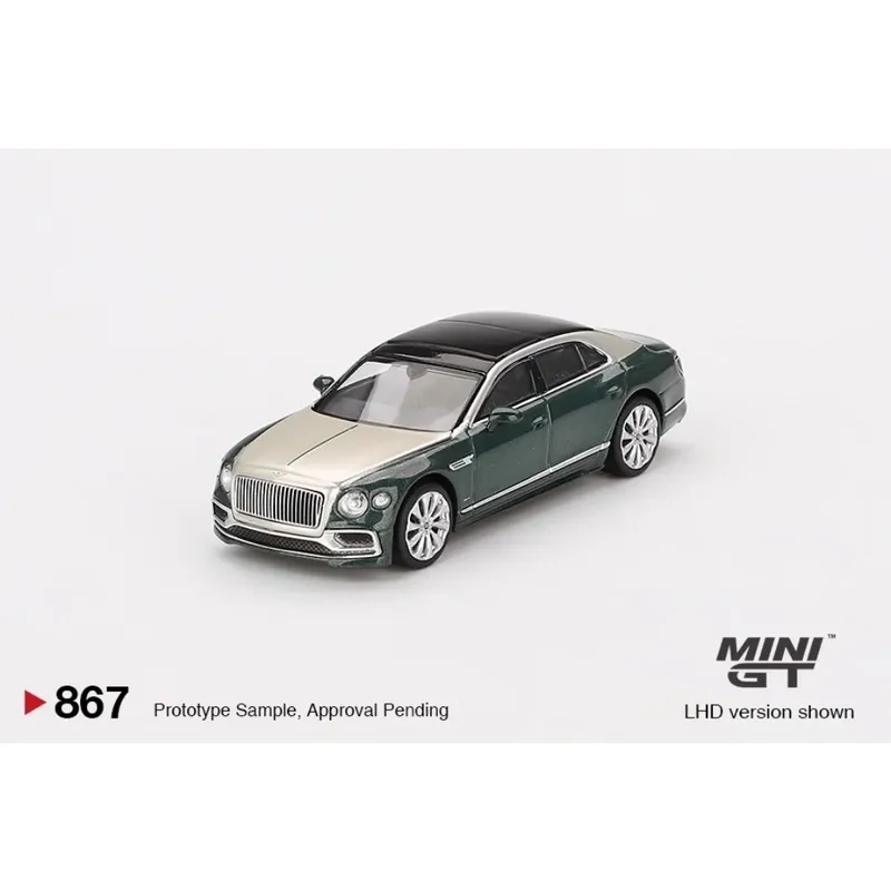 Bentley Flying Spur - White Sand Verdant - Mini GT - 1:64