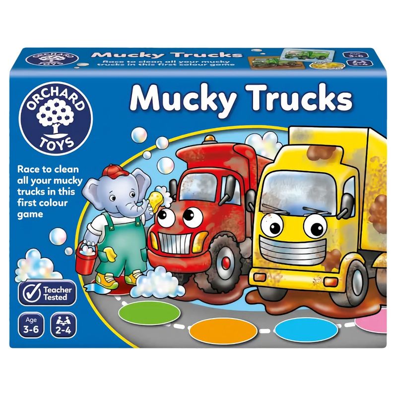 Mucky Trucks - Färgspel - Orchard Toys