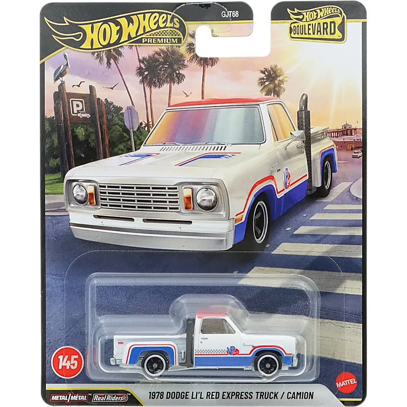 1978 Dodge Li'l Red Express Truck - Vit - Boulevard 145 - Hot Wheels