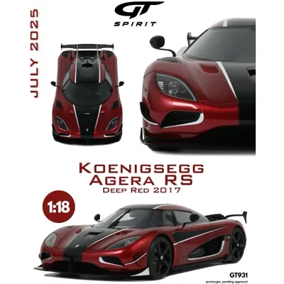 Koenigsegg Agera RS - 2017 - Röd - GT Spirit - 1:18