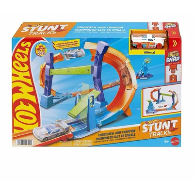 Corkscrew Jump Champion - Stunt Tracks - Hot Wheels