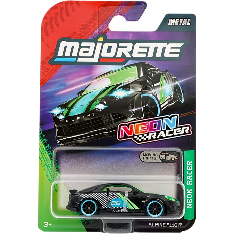 Alpine A110 R - Neon Racer Premium Cars - Majorette - 7 cm