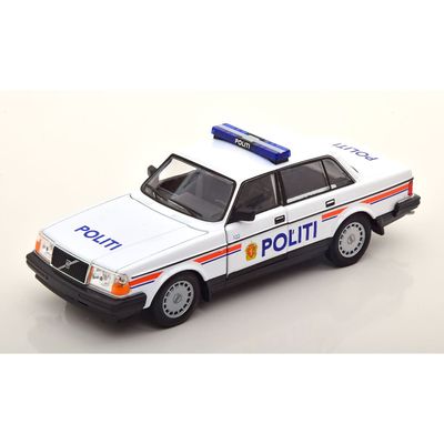 FYNDVARA - Volvo 240 GL polisbil - Norge - Welly 1:24