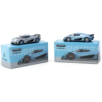 Koenigsegg Regera - Blå - GLOBAL64 - Tarmac Works - 1:64