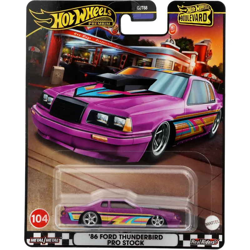 '86 Ford Thunderbird Pro Stock - Boulevard 104 - Hot Wheels