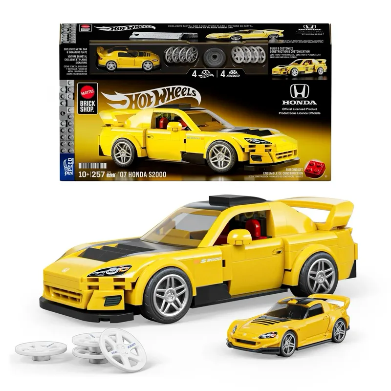 '07 Honda S2000 - Brick Shop - Klossbyggsats - Hot Wheels Speed Series