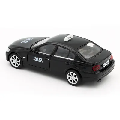 BMW 318i - Taxi Stockholm - Welly - 1:38 - 12 cm