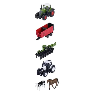 5-pack med traktorer och tillbehör - Majorette - Farm - Set 1
