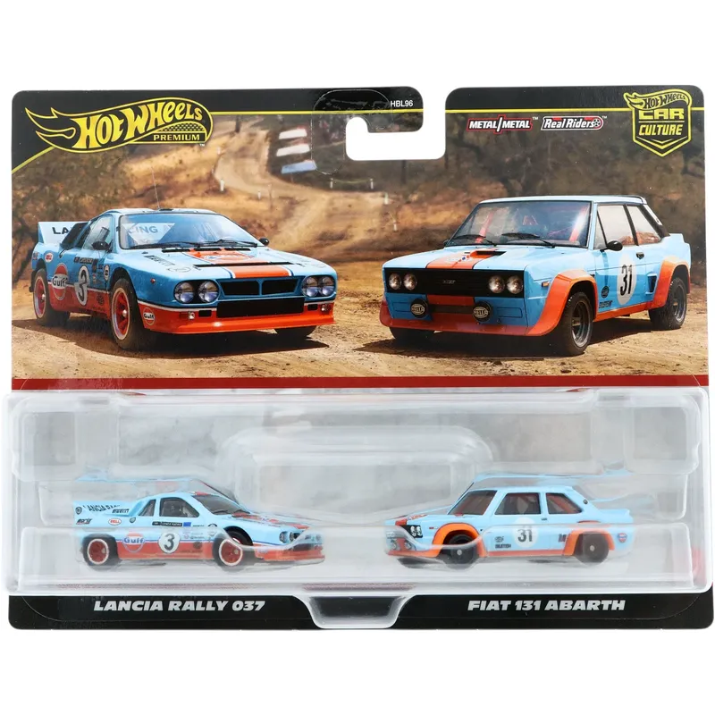 Lancia Rally 037 + Fiat 131 Abarth - 2-pack - Hot Wheels