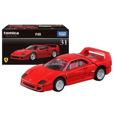 Ferrari F40 - Röd - Tomica - Tomy - 1:64