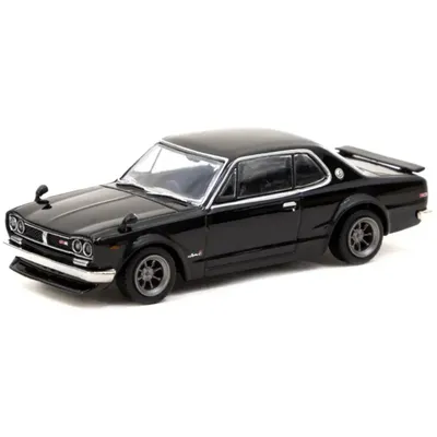 Nissan Skyline 2000GT-R (KPGC10) - Svart - Tarmac - 1:64