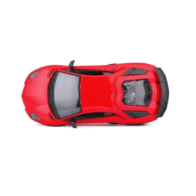 Lamborghini Aventador SV Coupé LP750-4 - Röd - Bburago 1:24