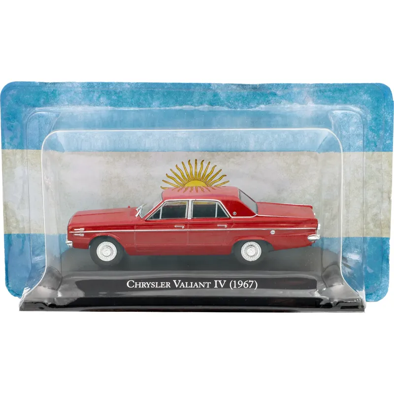 Chrysler Valiant IV - 1967 - Röd - Magazine Models - 1:43
