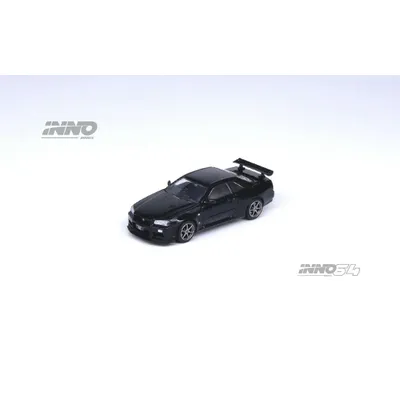 Nissan Skyline GT-R (R34) V-Spec II - Svart - Inno64 - 1:64