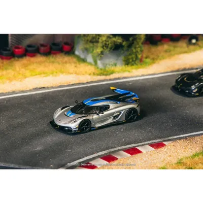 Koenigsegg Jesko Attack - Silver - GLOBAL64 Tarmac Works - 1:64