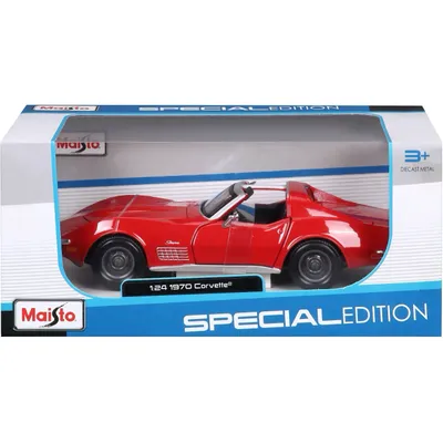 1970 Corvette - Chevrolet - Röd - Maisto - 1:24