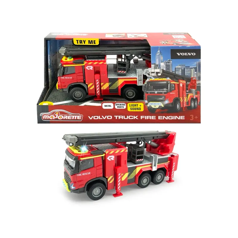 Brandbil - Volvo Truck Fire Engine - Majorette Grand Series