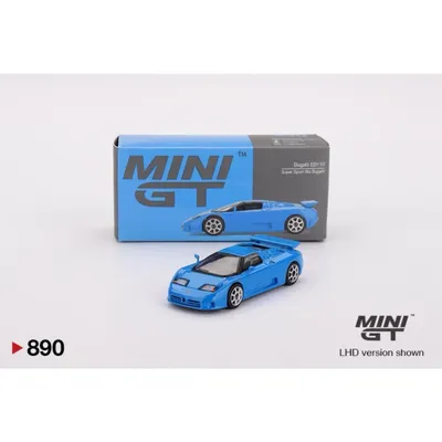 Bugatti EB110 - Super Sport Blu - 890 - Mini GT - 1:64