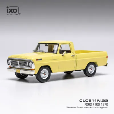 Ford F-100 - 1970 - Gul - Ixo Models - 1:43