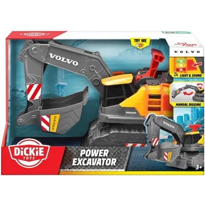 Volvo Grävmaskin - Power Excavator - Dickie Toys - 30 cm