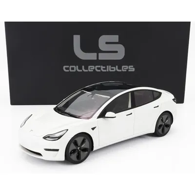 Tesla Model 3 - 2021 - Vit - LS Collectibles - 1:18