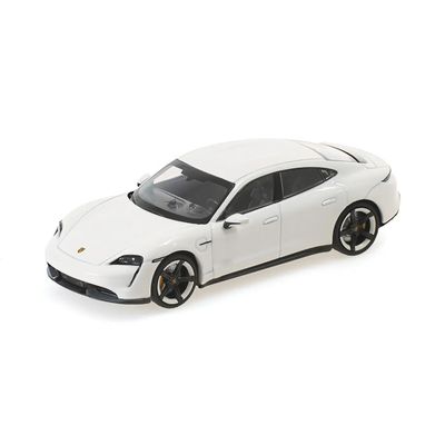 Porsche Taycan Turbo S - 2020 - Vit - Minichamps - 1:43