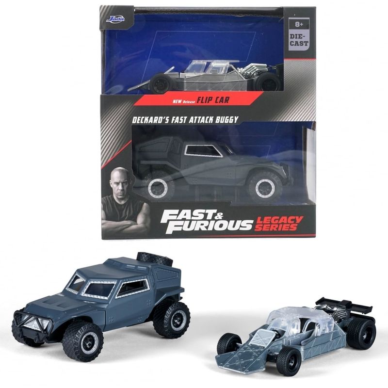 Flip Car + Deckards Fast Attack Buggy - Jada Toys - 1:32