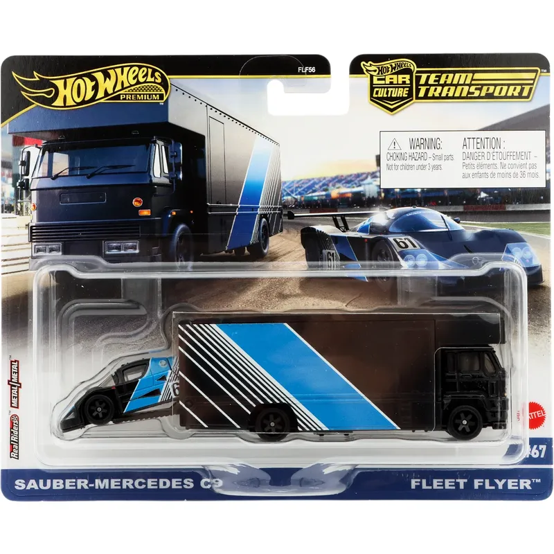 Sauber-Mercedes C9 + Fleet Flyer - TT #67 - Hot Wheels