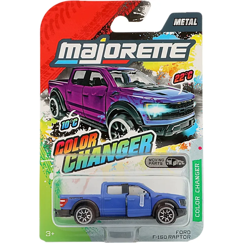 Ford F-150 Raptor - Color Changers Premium Cars - Majorette - 7 cm