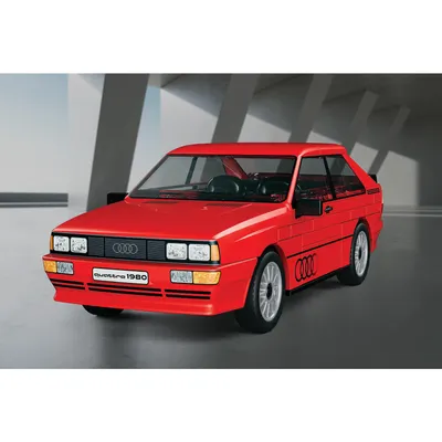 Audi Quattro 1980 - Röd - Klossbyggmodell - 24664 - COBI - 1:35