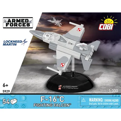 F-16C Fighting Falcon - Klossbyggmodell - 5929 - COBI - 1:300