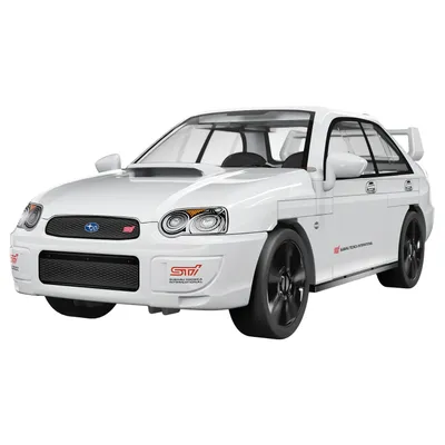Subaru Impreza WRX STI - Vit - Klossbyggmodell - 24649 - COBI - 1:35