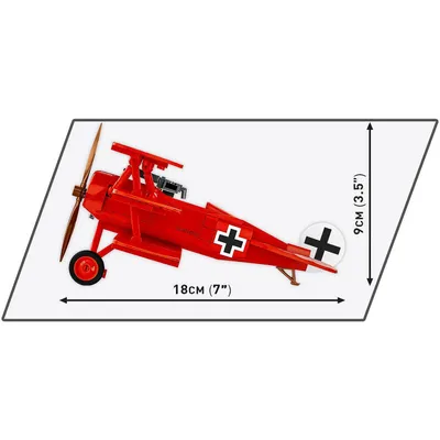 Fokker Dr.1 "Red Baron" - Byggklossar - 2996 - COBI - 1:32