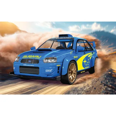 Subaru Impreza WRC 2003 - Blå - Klossbyggmodell - 24650 - COBI - 1:35