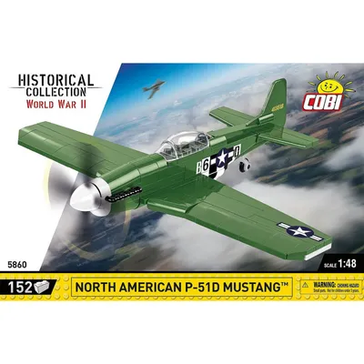 North American P-51D Mustang - Byggesæt - 5860 - COBI - 1:48
