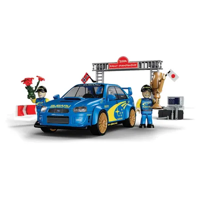 Subaru Impreza WRC 2004 - Blå - Klossbyggmodell - 24652 - COBI - 1:35