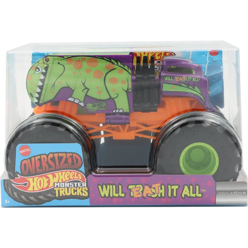 Will Eat It All - Hot Wheels Monster Trucks Oversized - 20 cm