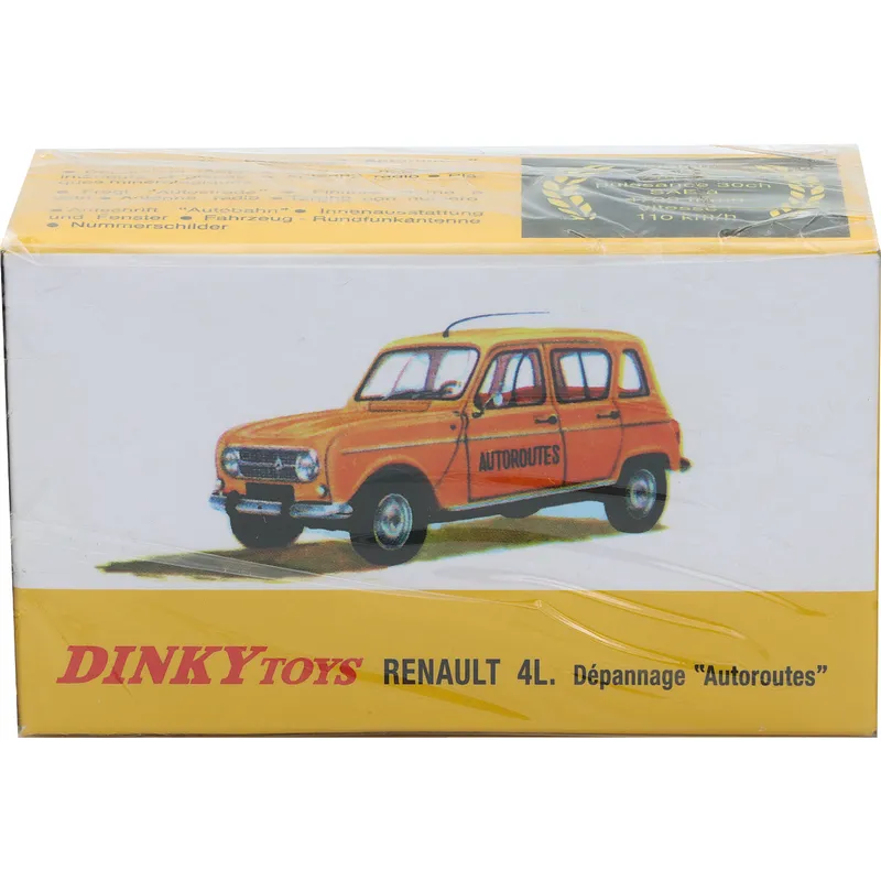 Renault 4L Dépannage "Autoroutes" - Orange - 518 A - Dinky Toys - 1:43