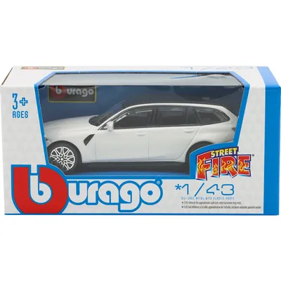 BMW M3 Touring (2023) - Vit - Bburago - 11 cm