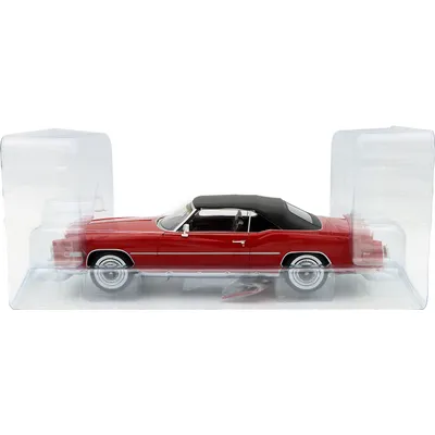 Cadillac Eldorado Convertible - 1976 - Röd - Modelcar Group - 1:18