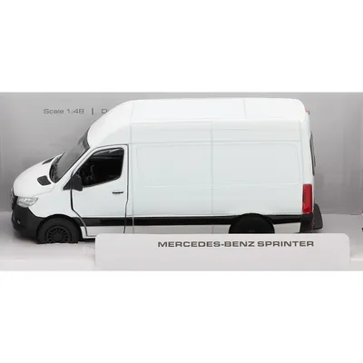2020 Mercedes-Benz Sprinter - Hvid - 1:48 - Kinsmart