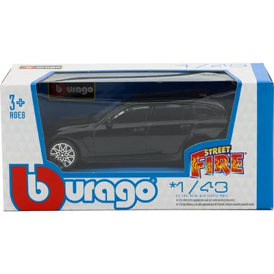 BMW M3 Touring (2023) - Svart - Bburago - 11 cm