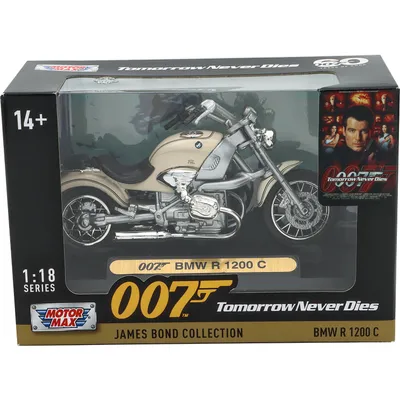 BMW R 1200 C - James Bond - Tomorrow Never Dies - Motormax - 1:18