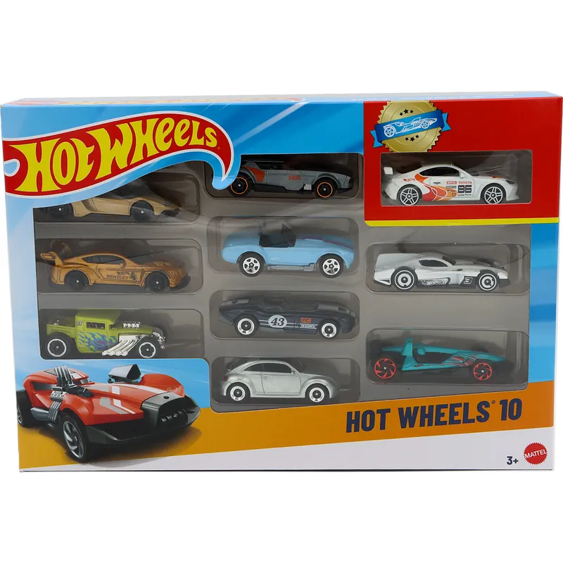 Hot Wheels 10 - Multipack med 10 leksaksbilar