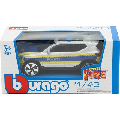 Volvo EX40 - Polisbil Tyskland - Bburago - 10 cm